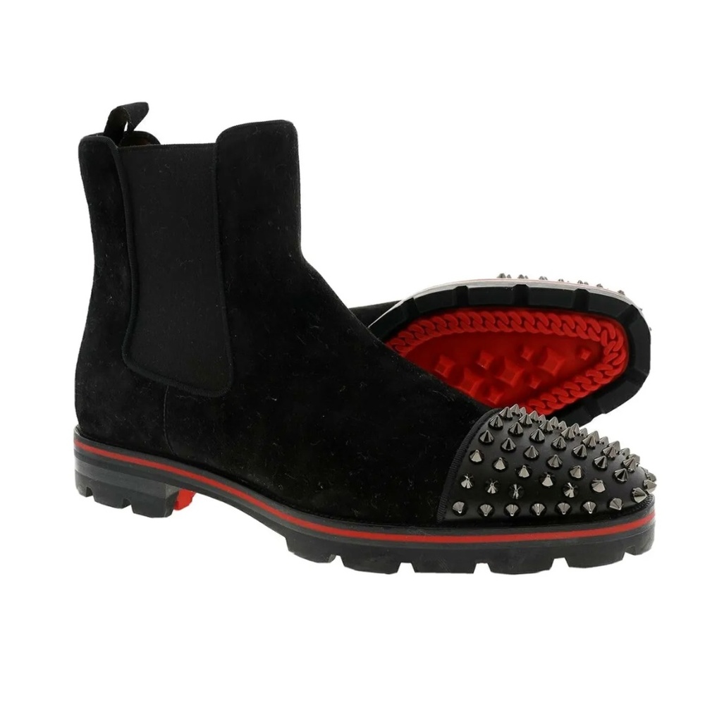 Christian Louboutin Men’s Melon Spikes Flat